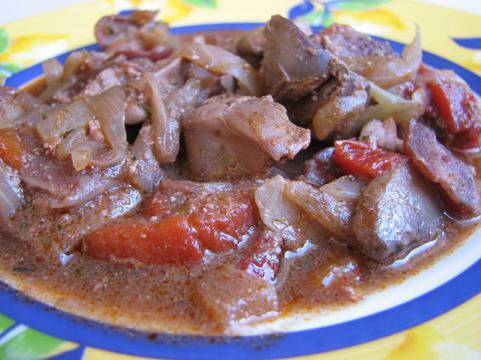 Пилешки дробчета по ловджийски