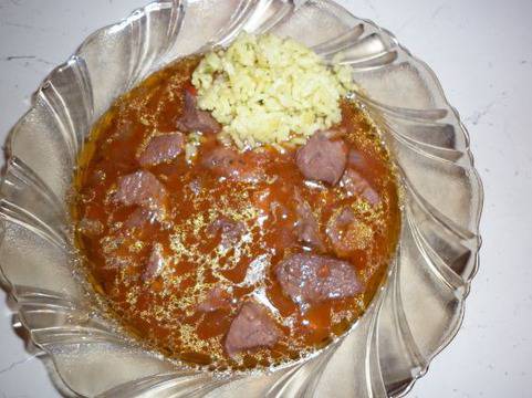 Винен кебап със свинско месо