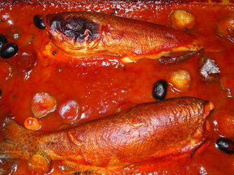 Пъстърва на фурна