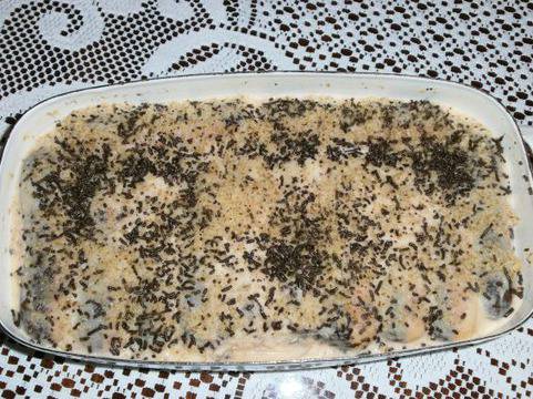 Бишкотена торта с яйчен крем