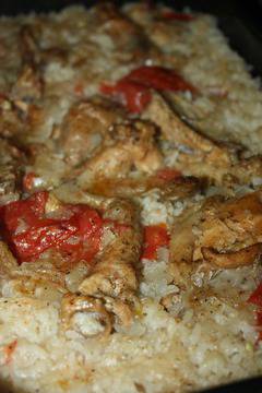 Пилешки бутчета и крилца с ориз