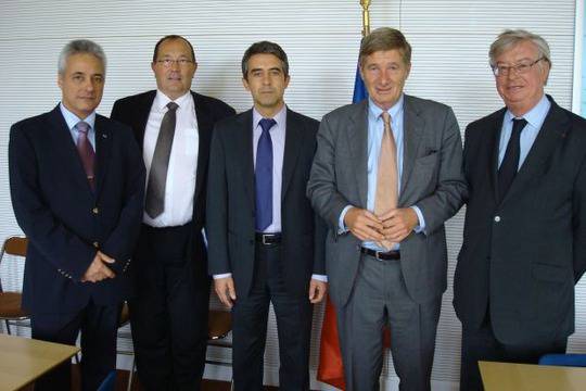 Марин Райков и Росен Плевнелиев в Париж през 2011 г.