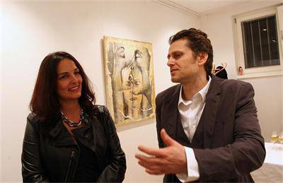 Искрен Илиев си дойде за ден от Виена, за да откире изложба в София