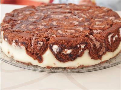 Шарена торта с готови рула