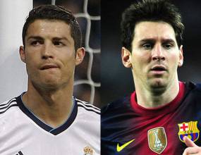 Художник рисува Меси и Кристиано с футболна топка (видео)