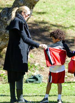 Звездни фитнес мами: Хайди Клум