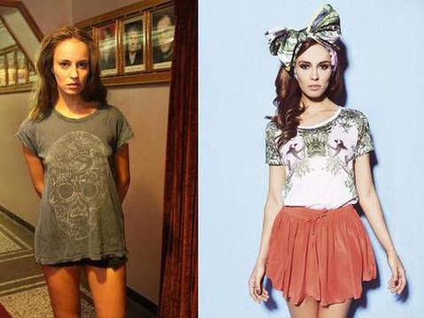 Радина Кърджилова преди и след Photoshop-a