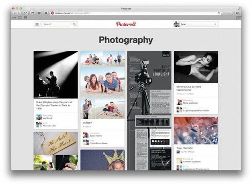 Новият дизайн на Pinterest е вече факт