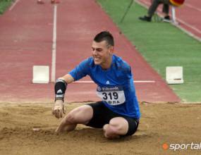 Спортният талант на Еврофутбол Михаил Христов с европейски рекорд в скока на дължина