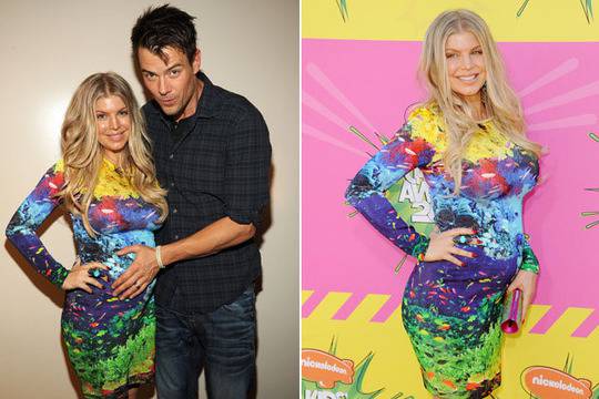 ФУРОР! Бременната Фърги побърка всички