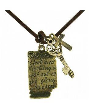 Унисекс колие с плочка