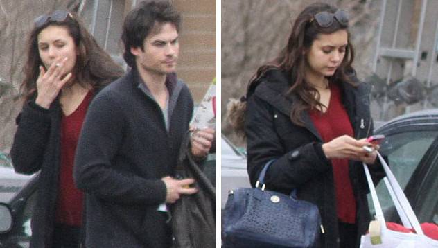 Нина Добрев пуши и отблъсква фенове видяна 11479 коментари 13