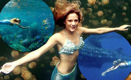 Млада жена работи като… русалка