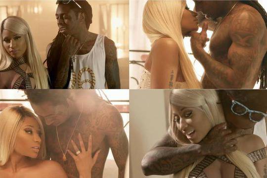 Лил Уейн в леглото с Ники Минаж