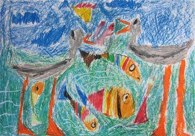 Виж как изглеждат морето и Бургас в детските рисунки