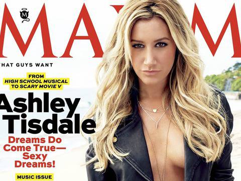 Ашли Тисдейл се разголи за Maxim (Снимки)