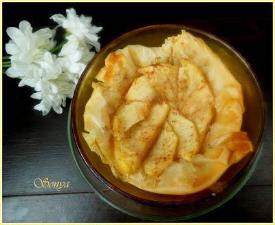 Кошнички от готови кори, пълнени с крем и ябълки – Соня Шатева – Блогосфера