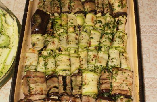 зеленчукови рулца