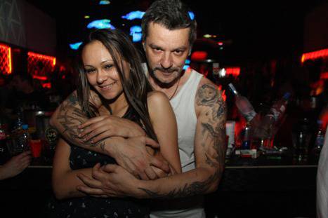 Александър Сано и Мариян Вълев на парти в Плевен