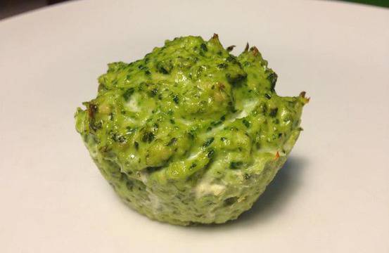 Мъфини с пиле, сирене и спанак