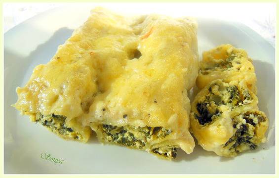 Канелони с плънка от спанак и сирене в бешамел – Соня Шатева – Блогосфера