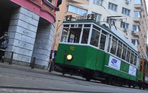 Ретро трамвай обикаля софийските улици