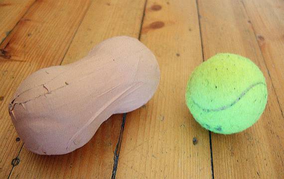 Как да си направим двойна топка за самомасаж?