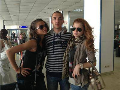 Яна Акимова на почивка в Марса Алам в Египет с брат си