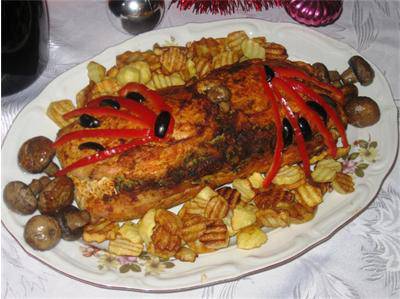 Пилешко руло „Дамски каприз“