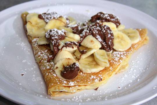 Палачинки с шоколад и банани