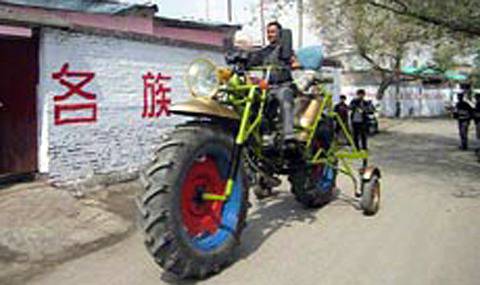 Китайски мотоциклет-трактор