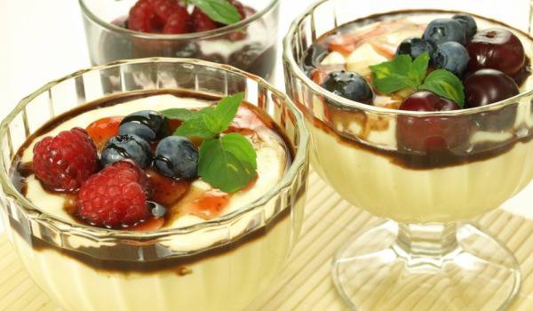 Крем Сабайон с бял шоколад