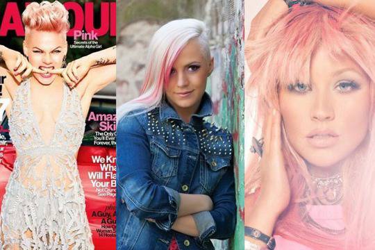 Поли Генова между Пинк и Кристина Агилера