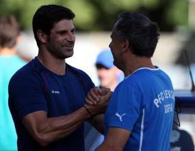 Гонзо доведе Черно море на „Герена“, куче се включи в тренировката (снимки)