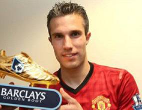 Ван Перси получи златната обувка