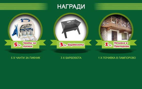 Отговорете на 5 въпроса и спечелете страхотно барбекю, чанта за пикник или почивка в Пампорово