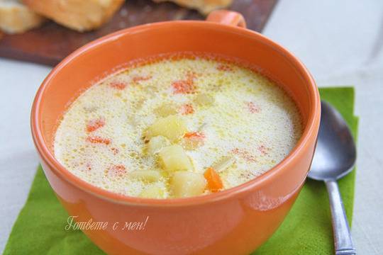 Супа от картофи и моркови