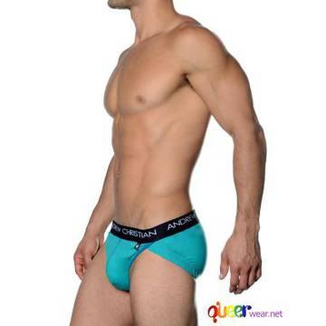 Нефритено зелени изрязани слипове Flashlift Pro (M)