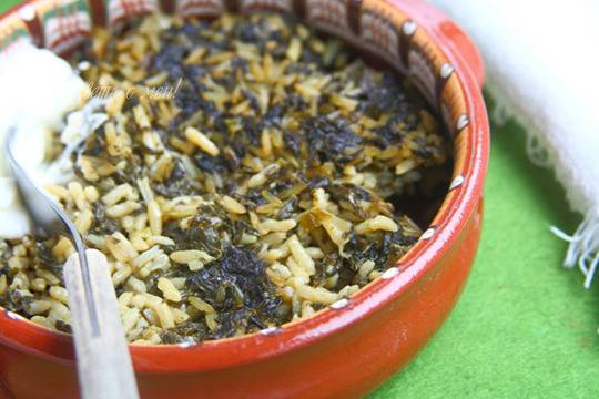 Лапад с ориз на фурна