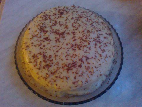 Бърза торта с домашен крем