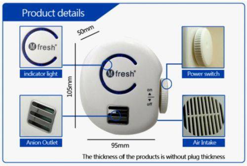 ЙОНИЗАТОР И ГЕНЕРАТОР НА ОЗОН “М Fresh” – YL100D