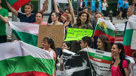 Фотогалерия: Протест срещу правителството в Ню Йорк