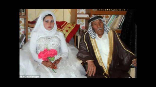 Дядо взе 70 години по-млада булка