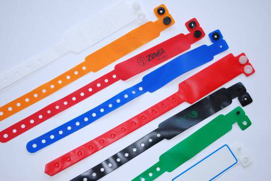 PVC гривни за еднократна употреба