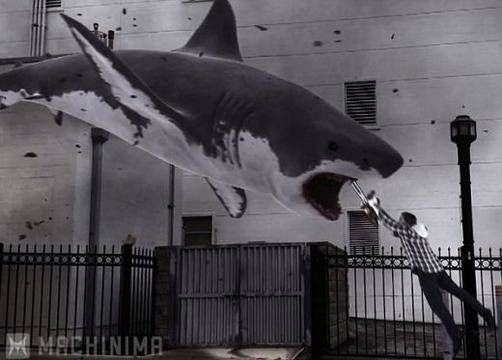 Най-малоумният филм в историята: Летящи акули унищожават Лос Анджелис (ВИДЕО)
