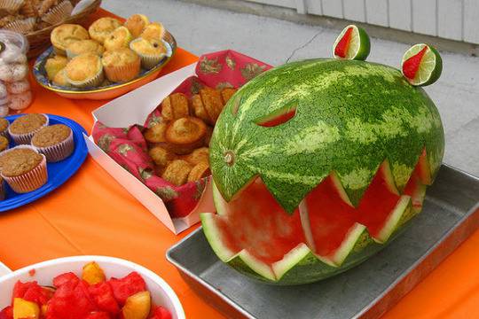 12 креативни плодови скулптури