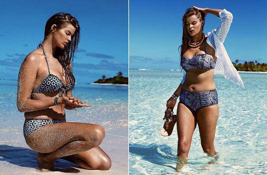 Новата колекция бански на Робин Луили е за пълни дами