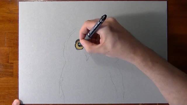 Страхотна реалистична рисунка на бухал!