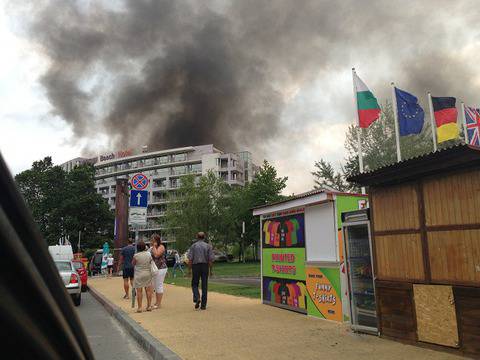 Изгоря заведение в Слънчев бряг