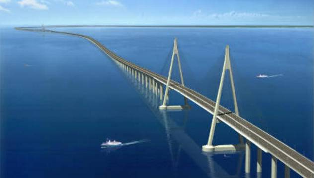 Китай отвори най-дългият мост в света